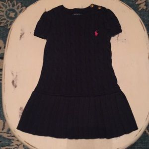 Polo toddlers dress size 2/2T dark navy